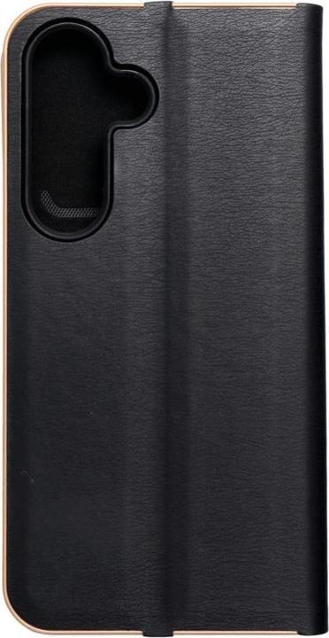 Produktbild OEM Book case LUNA Book Gold for SAMSUNG S25 black (Samsung Galaxy S25)