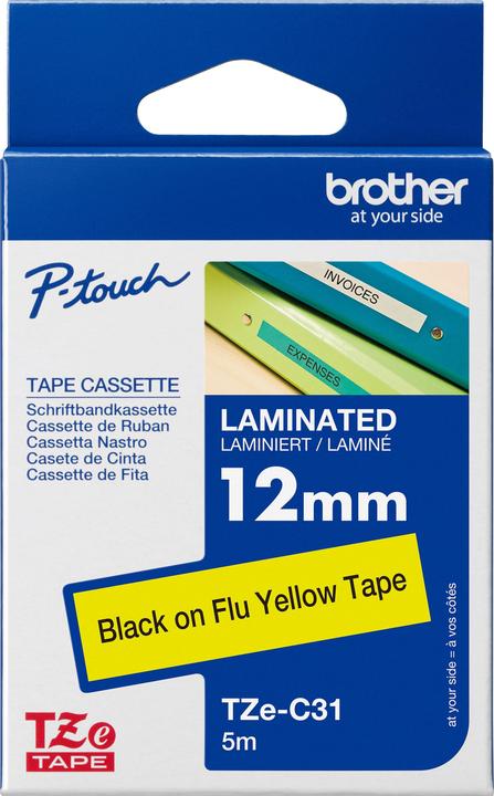 Brother Tze-C31 (1.20 cm, Schwarz)