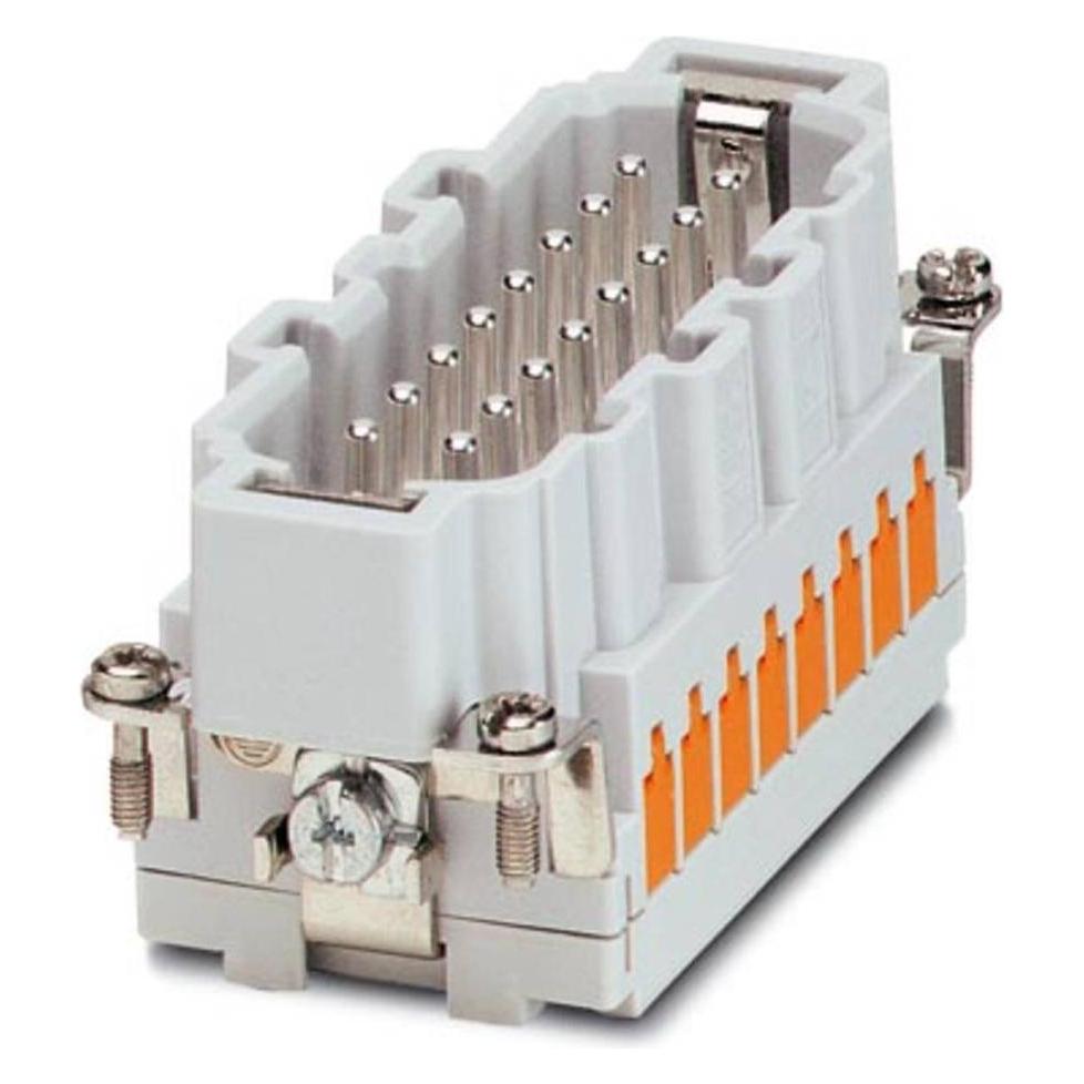 Phoenix Contact Stifteinsatz HC-B 1605653 32 +, Elektronikkabel + Stecker, Grau