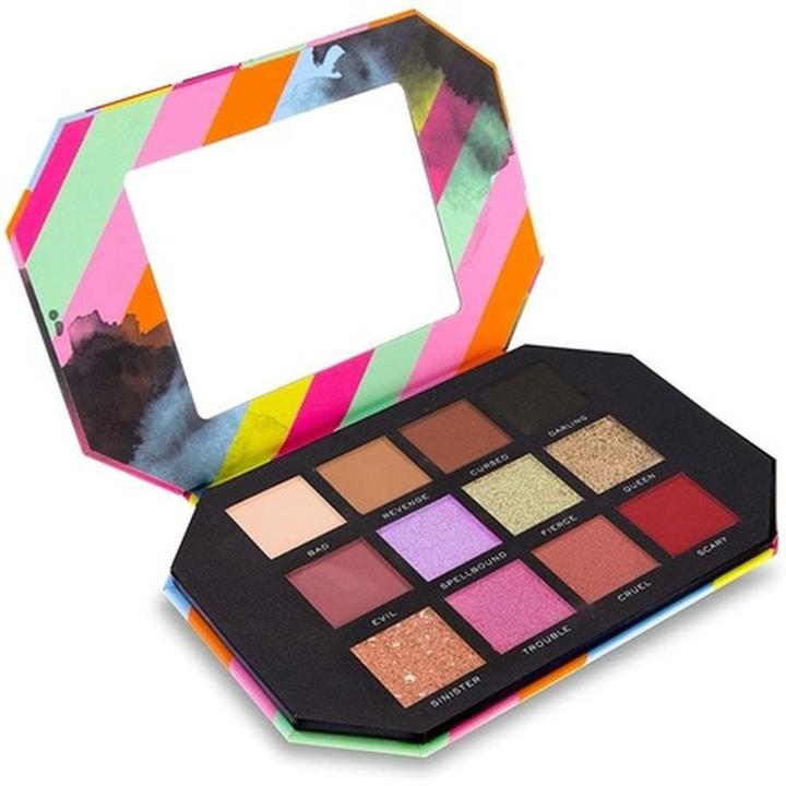 Image du produit Mad Beauty Palette d'ombres à paupières Disney Villains (12 x 2,5 g) (Rose, Noir, Marron, Beige)