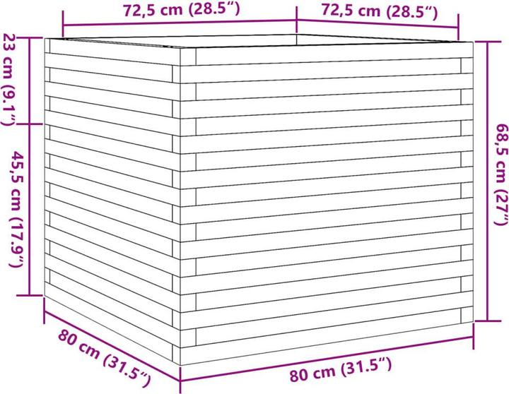 Produktbild vidaXL Pflanzkübel