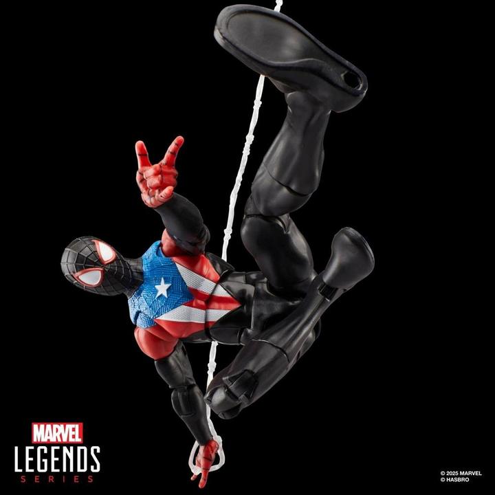 Produktbild Hasbro Spider-Man 2 Marvel Legends Gamerverse Actionfigur Miles Morales (Boricua Suit) 15 cm