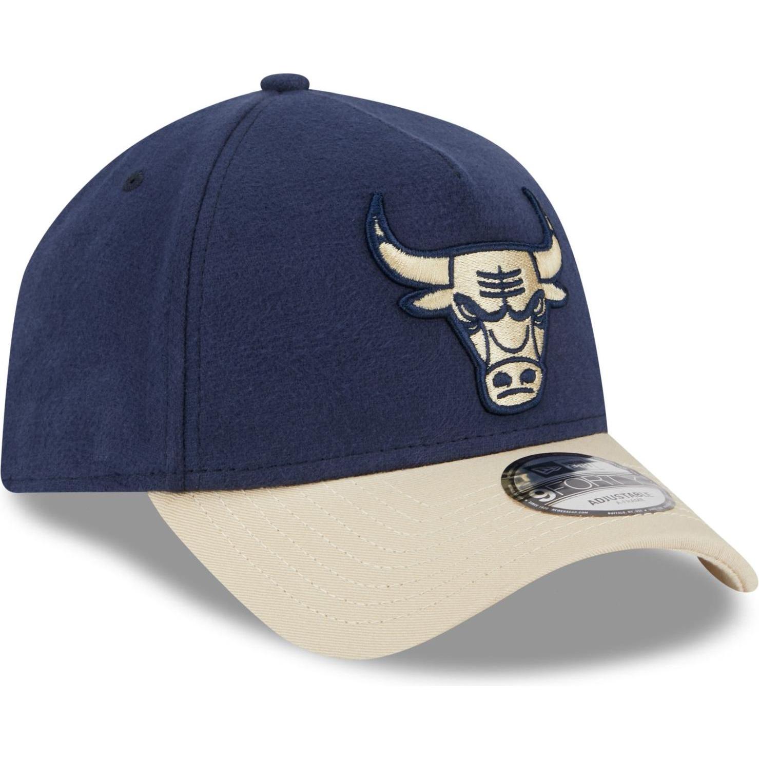 New Era, Herren, Cap, A-Frame 9Forty Cap MOLESKIN Chicago Bulls navy, Blau, (One Size)