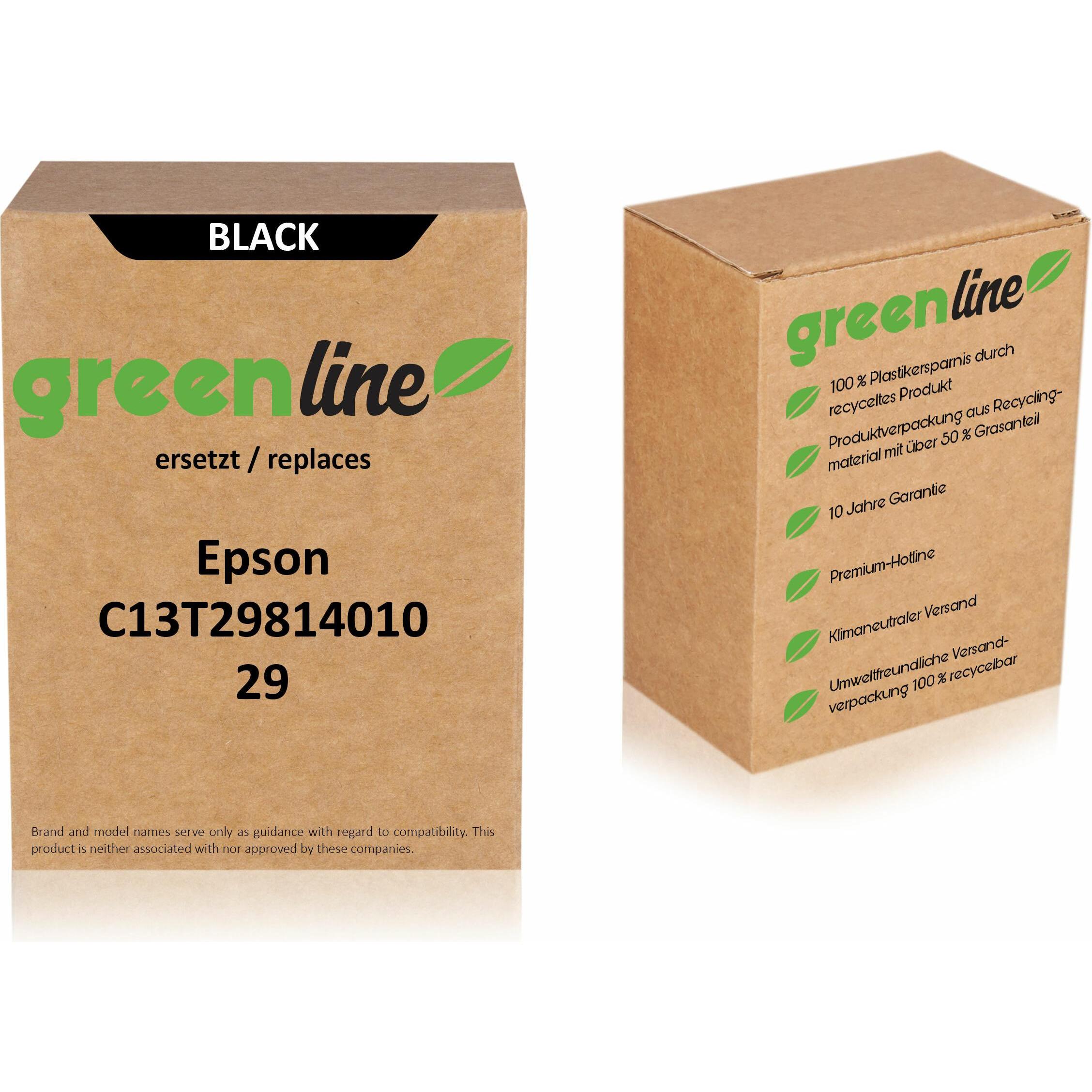 Inkadoo, Druckerpatrone, Druckerpatronen greenline ersetzt Epson C 13 T 29864010 / 29 XL