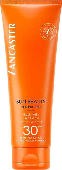 Actual product image Lancaster Sun Beauty Body Milk SPF30 (Suntan lotion, SPF 30, 250 ml, 279 g)