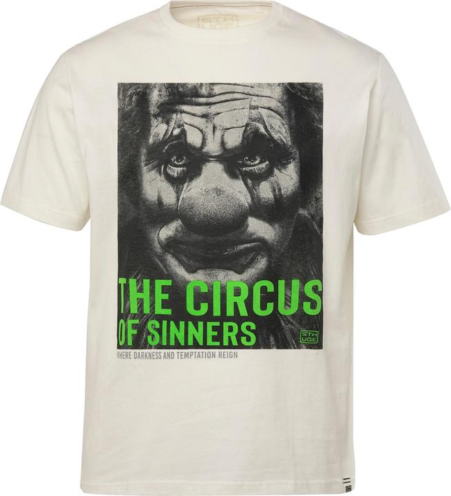 Image du produit Sthuge T-shirt avec imprimé, col rond et manches courtes. Jusqu'au 8XL (XXL)