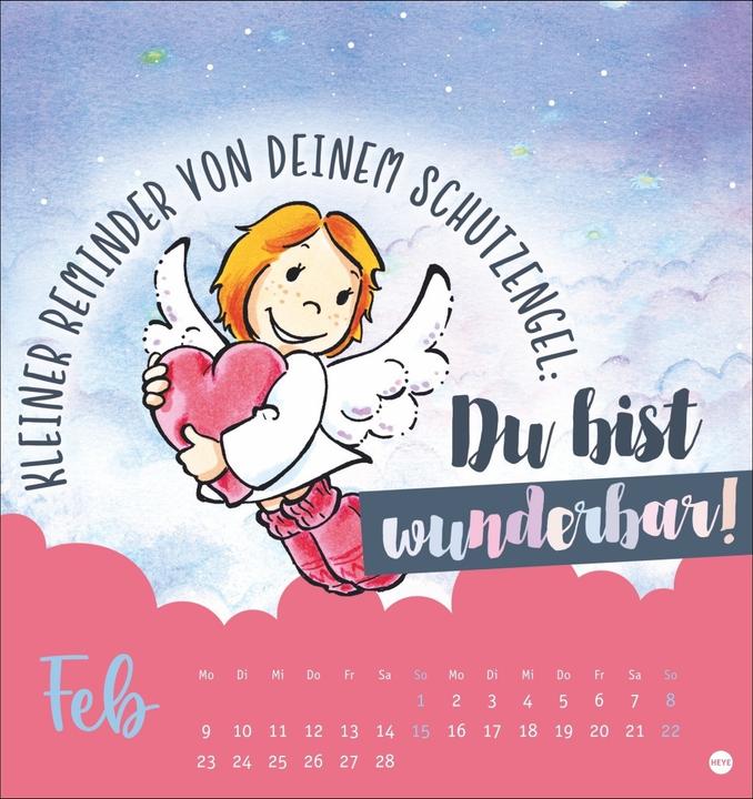 Produktbild SchutzengelPostkartenkalender2026 (Harter Einband, Deutsch)