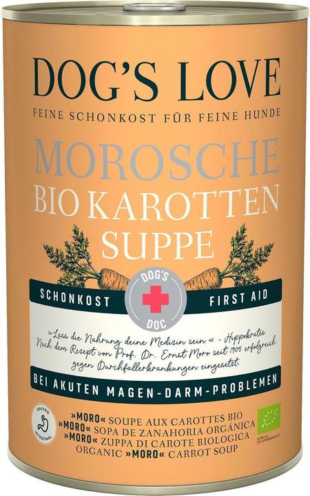 Image du produit Dog's love Complément alimentaire pour chiens Morosche BIO Soupe de carottes, 400 g (Adulte, 1 pcs, 400 g)