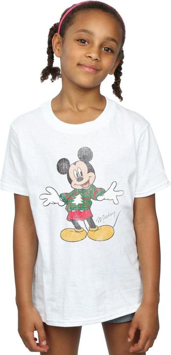 Produktbild Disney Mickey Mouse Christmas Jumper TShirt Mädchen (116)