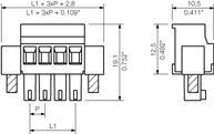 Produktbild Weidmüller Stecker-Buchs+F3,81mm90Grad Omnimat 4p