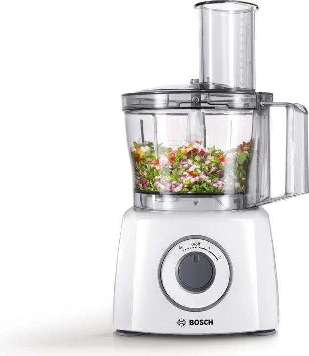 Actual product image Bosch Hausgeräte Food Processor, MultiTalent 3 - MCM3110W - White (1000 ml, 800 W)