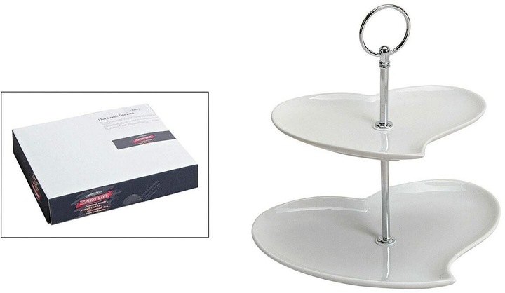 Actual product image G. Wurm Etagere heart shape