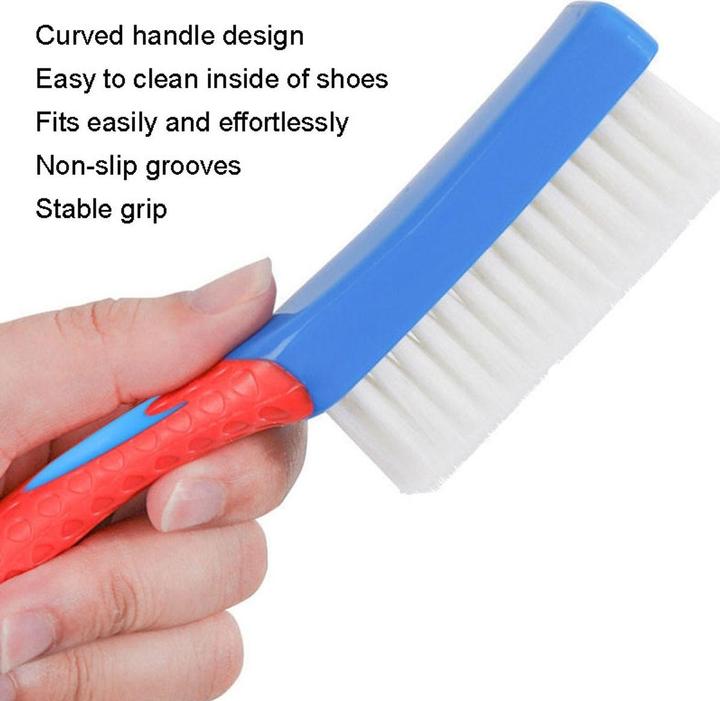 Actual product image König Design Shoe polish brush Shine brush with handle and natural bristles Multifunctional nano brush