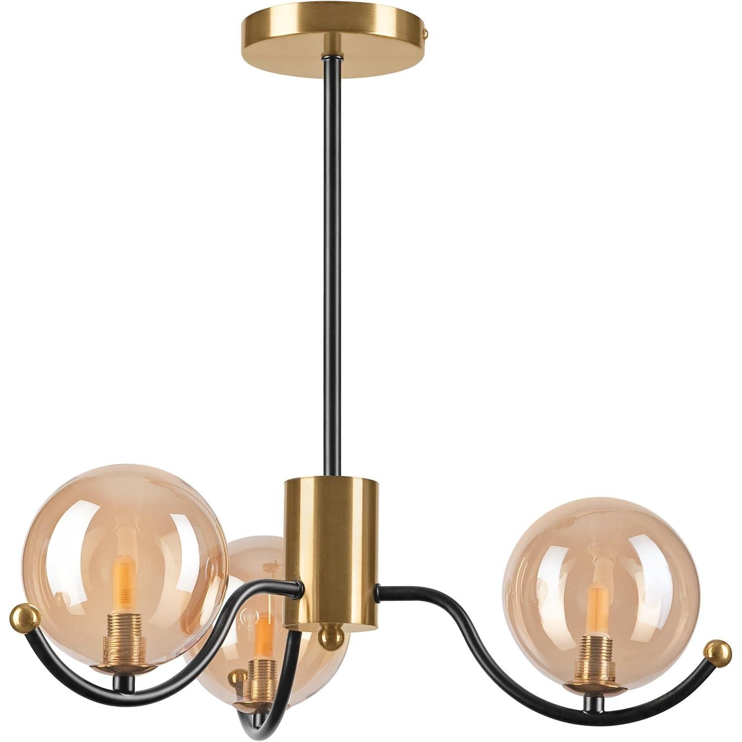 Lamkur, Lampada a sospensione, Plafondlamp aan stang GEORGIA 3xG9/5W/230V (G9)