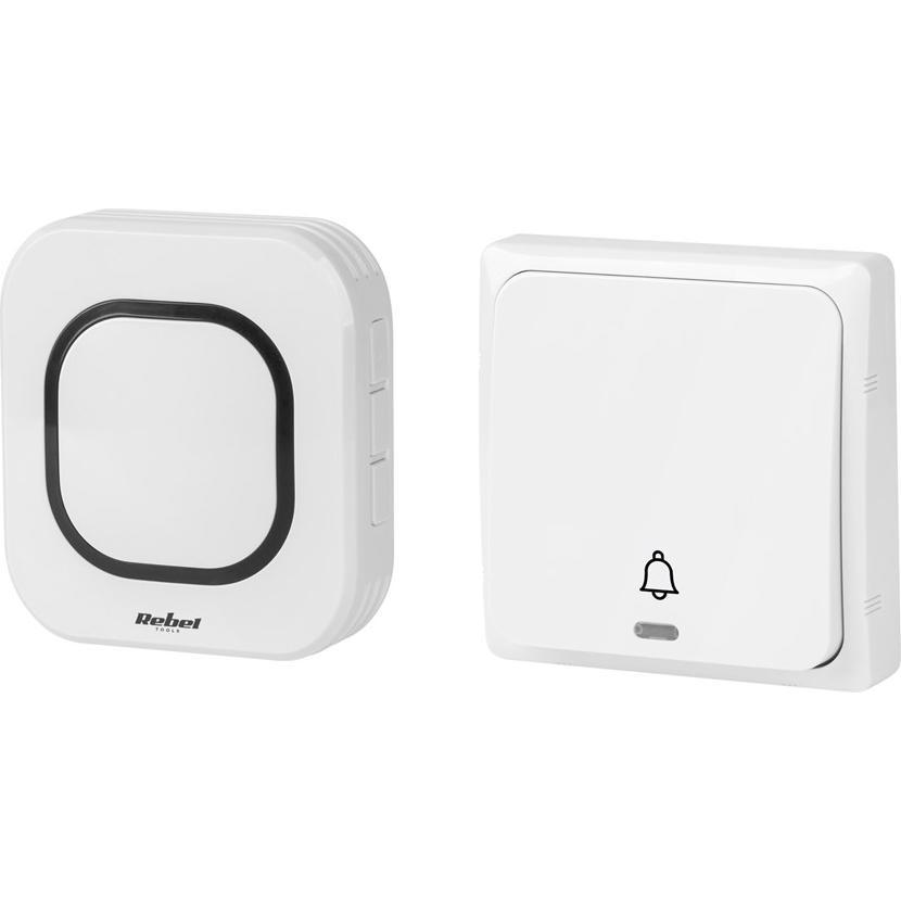 Kemo, Campanello + Citofono, Campanello senza fili Rebel (con spina da 230V) - 58 melodie