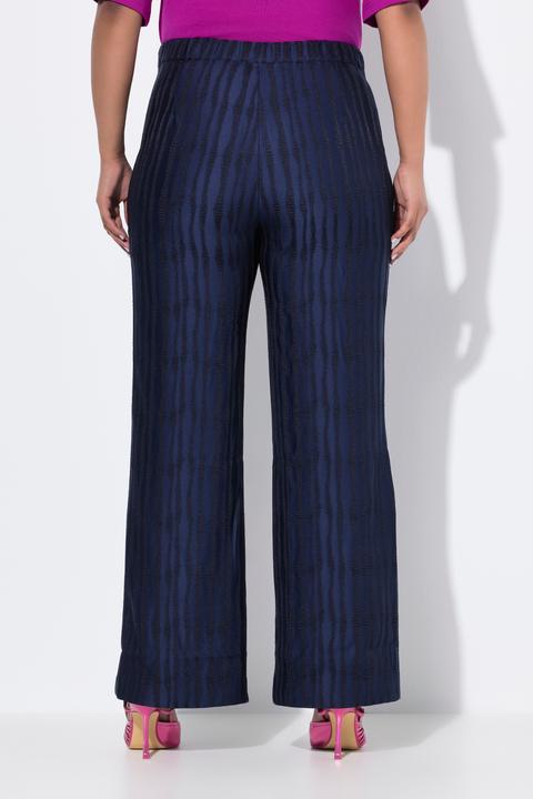 Actual product image Ulla Popken Striped Textured Pants (48)