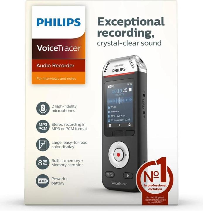 Image du produit Philips Voice Tracer DVT2110 (8 Go)