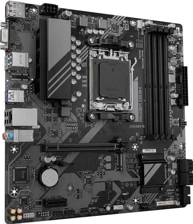 Image du produit Gigabyte A620M DS3H (AM5, AMD A620, mATX)