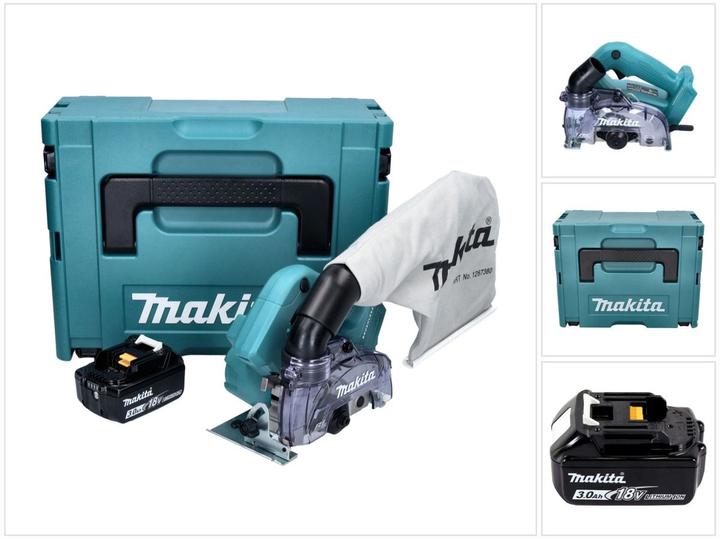 Immagine prodotto Makita Fresa diamantata a batteria DCC 500 F1J 18 V 125 mm brushless + 1x batteria ricaricabile 3.0 Ah + (Troncatrice)