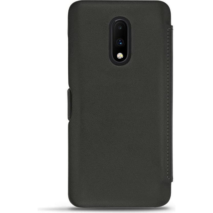 Noreve Lederschutzhülle horizontal (OnePlus 7), Smartphone Hülle, Braun