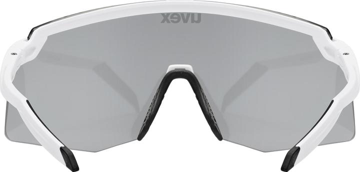 Actual product image Uvex pace stage (White Matt, Mirror Silver)