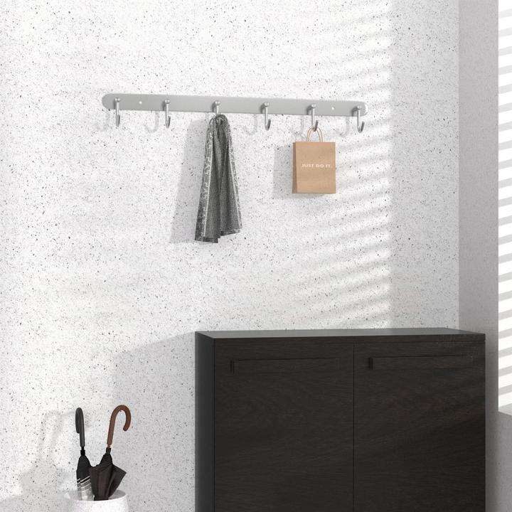 Actual product image Intirilife Coat rail with 6 hooks