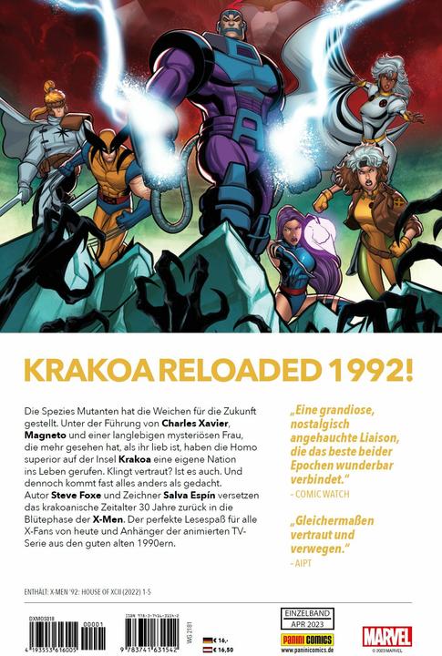 Immagine prodotto Panini X-Men 92: House of XCII - Ritorno al futuro (Tedesco, Alexander Rösch, Salvador Espin, Steve Foxe, 2023)