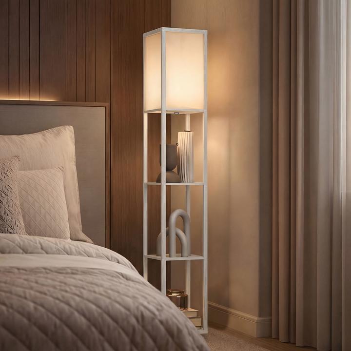 Immagine prodotto Homcom Lampada da terra con ripiani (E27)