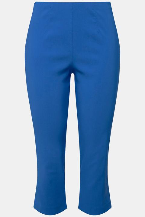 Actual product image Ulla Popken Stretch Basic Bengaline Capri Pants (68)