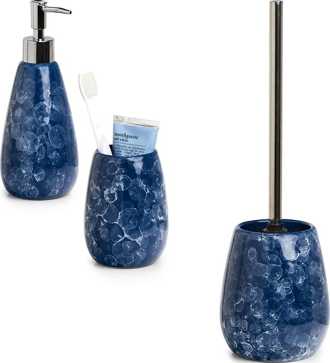 Produktbild Zeller Present Toilettenbürste Blue Marble Blau