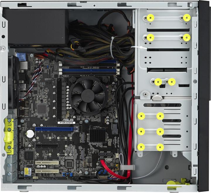 Produktbild ASUS TS100-E11-PI4 Intel C256 LGA 1200 (Socket H5) Tower Schwarz