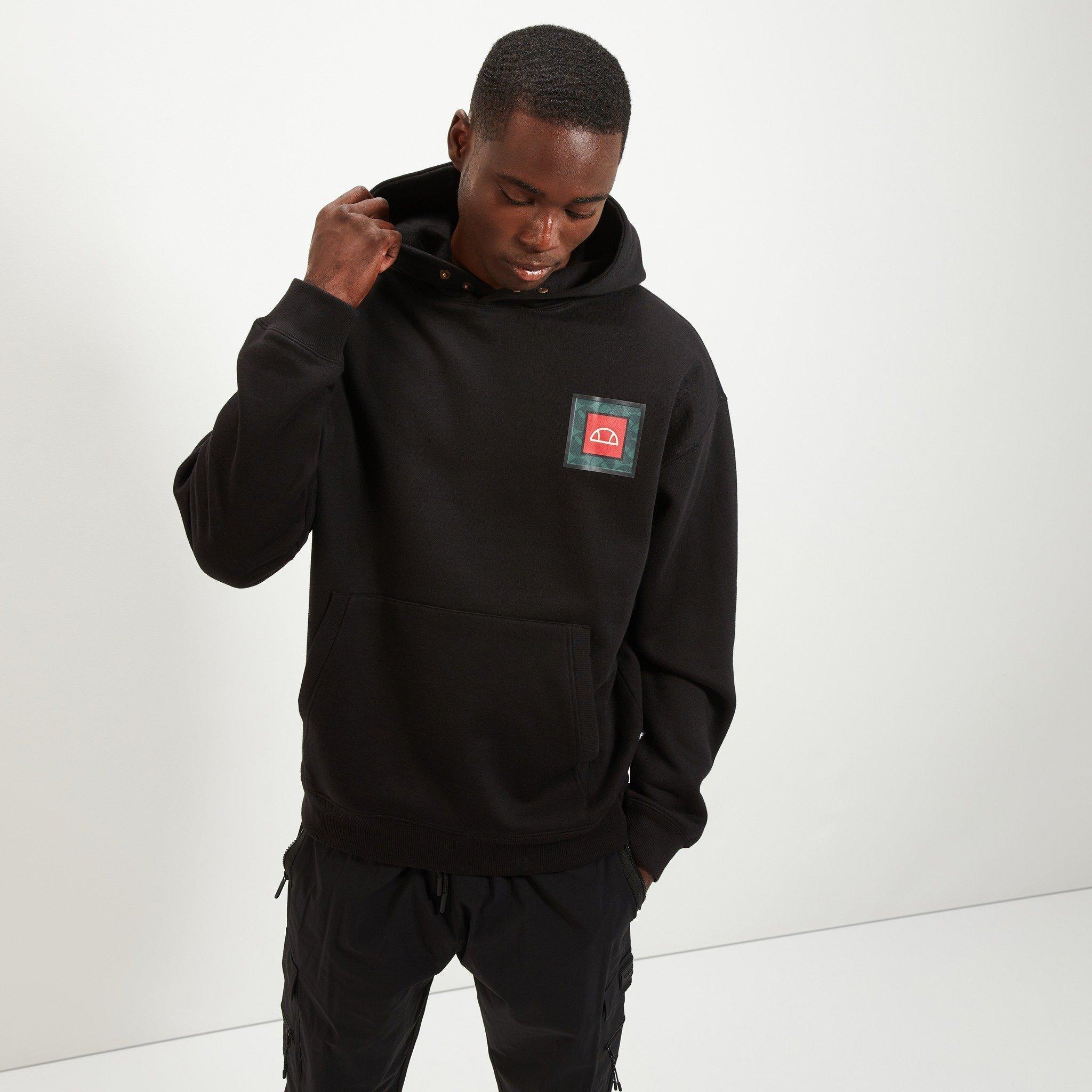 Thumbnail - Ellesse, Herren, Pullover, hoodie prerro oh, Schwarz, (M)