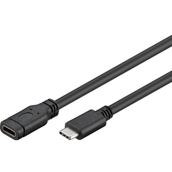 PremiumCord ProdluÅ¾ovacÃ­ kabel USB 3.2 generation 2, C/male - C/female (1 m, USB 3.2), USB Kabel