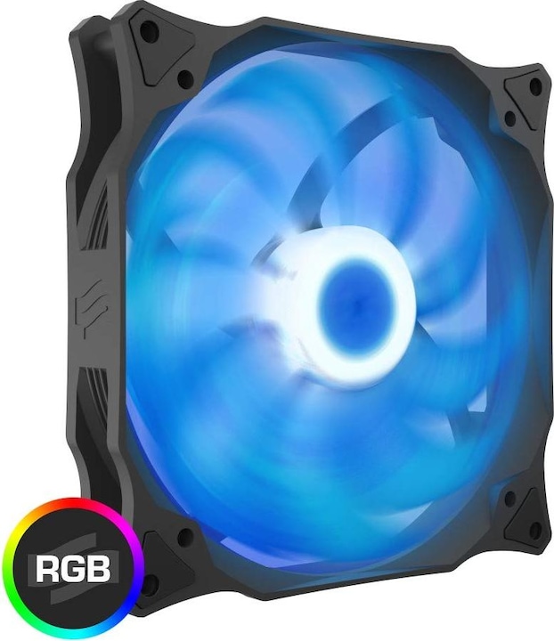 Silentium PC Stella HP RGB 140 PWM computer case fan (140 mm, 1 x)