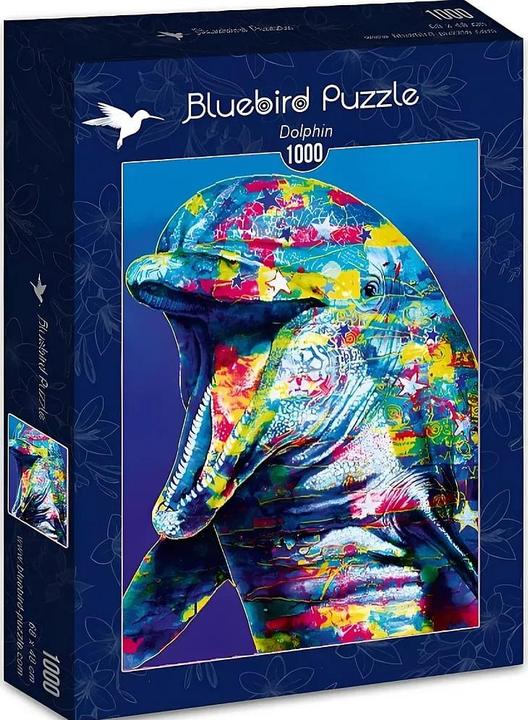 Produktbild Bluebird Delfin-Puzzle voller Farben (1000 Teile)
