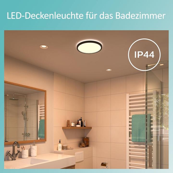 Actual product image Philips Multipack 2x Superslim 3-in-1 LED Leuchte SceneSwitch CL550 18W IP44 150 (1500 lm)