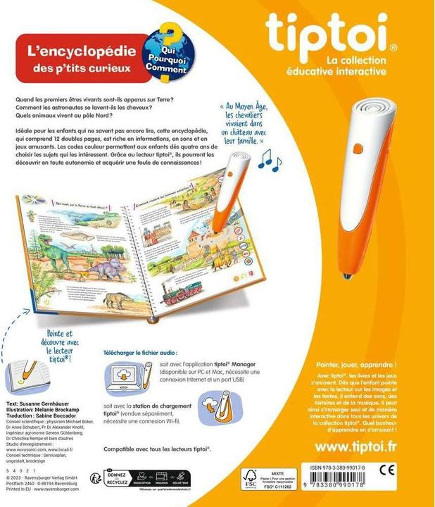 Produktbild tiptoi L'encyclopédie des petits curieux (Französisch, Susanne Gernhäuser, 2023)