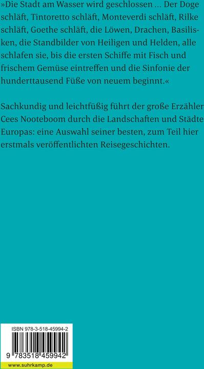 Produktbild Eine Karte so gross wie der Kontinent (Deutsch, Cees Nooteboom, Helga van Beuningen, Rosemarie Still, Susanne Schaber, 2008)
