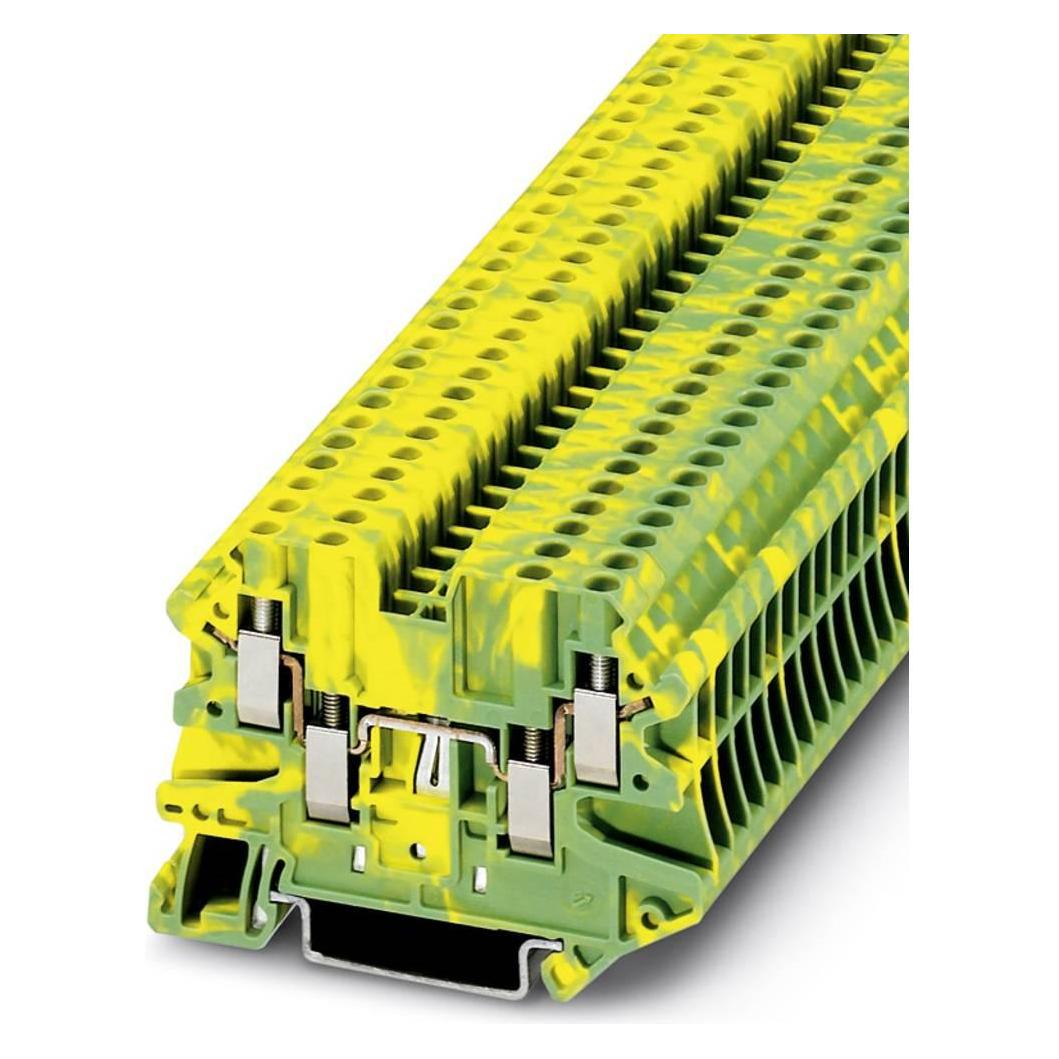 Phoenix Contact Giallo/Verde Earth Mod Term Block - Ut 2,5-Quattro-Pe, Accessori Di Elettronica + Alloggiamento,