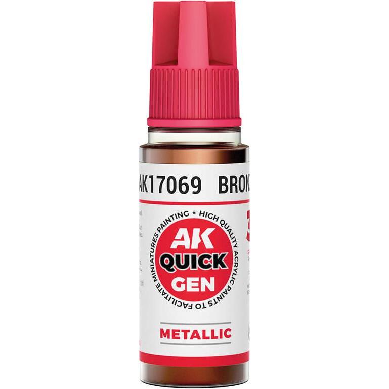 AK Interactive Pot de Quick Gen - Bronze (18 ml), Altri accessori gaming, Bronzo