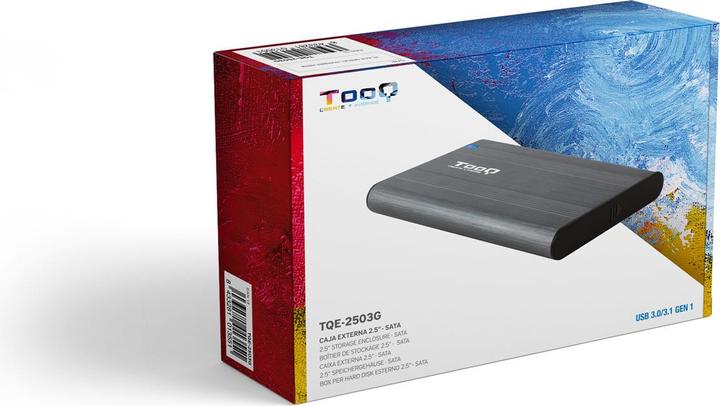 Productafbeelding Tooq Technology EXTERNE LADE 2,5" SATA USB3.1 GEN1 GRIS (2.5")