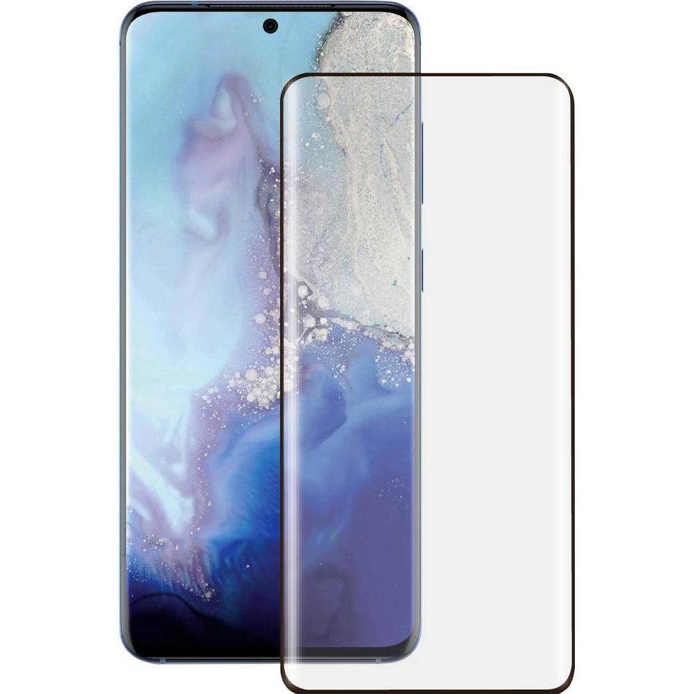 Teccus 3D Curved Fullscreen 2 Displayschutzgläser (2 Stück, Samsung Galaxy S20), Smartphone Schutzfolie, Transparent