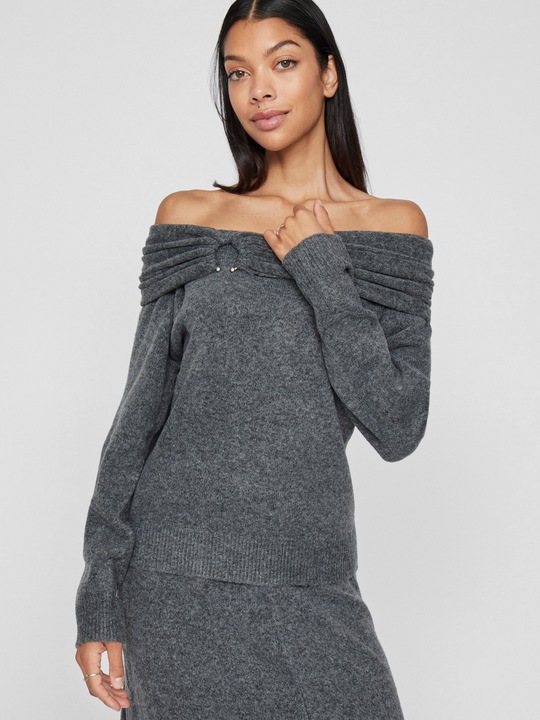 Image du produit Vila Pull en maille sans épaules (S)