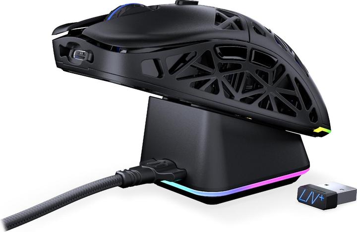 Actual product image Endorfy LIV Plus Wireless (black, incl. charging station) (Cable, Wireless)