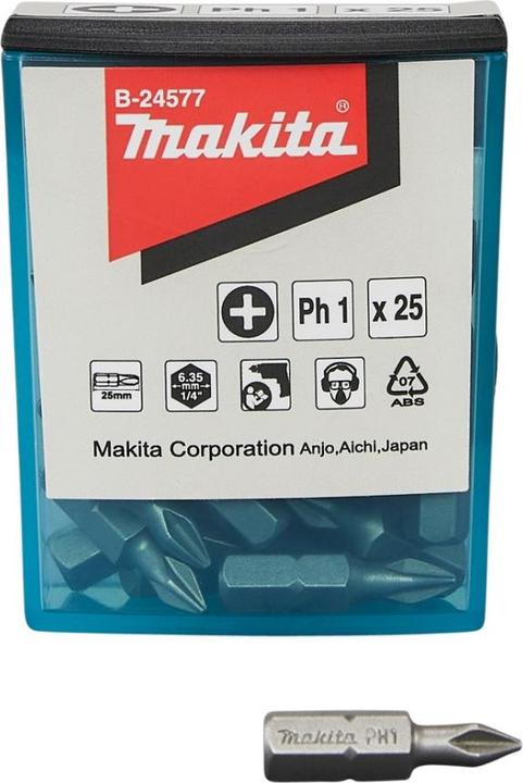 Image du produit Makita PH Bit 1x25 25pcs