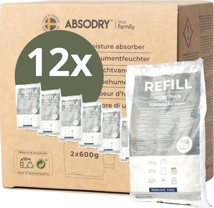 Immagine prodotto Absodry 12er-Set Nachfüllpack für Luftentfeuchter (12 x)