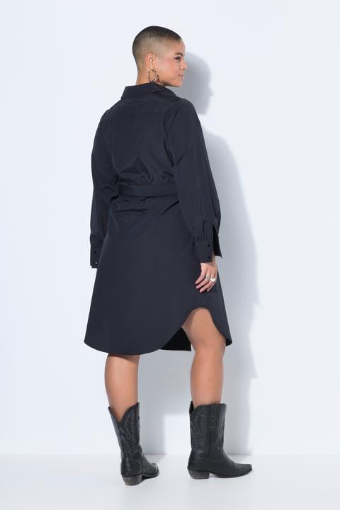 Produktbild Studio Untold Hemdblusenkleid, Fitted Fit, Midilänge, Bindegürtel (50, 52)