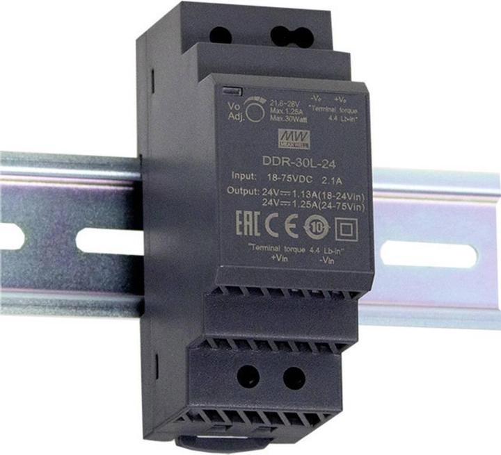 Immagine prodotto MeanWell MEAN WELL DDR-30G-24 Hutschienen-DC/DC-Wandler (DIN-Rail) 24 V/DC 1.25 A 30 W A
