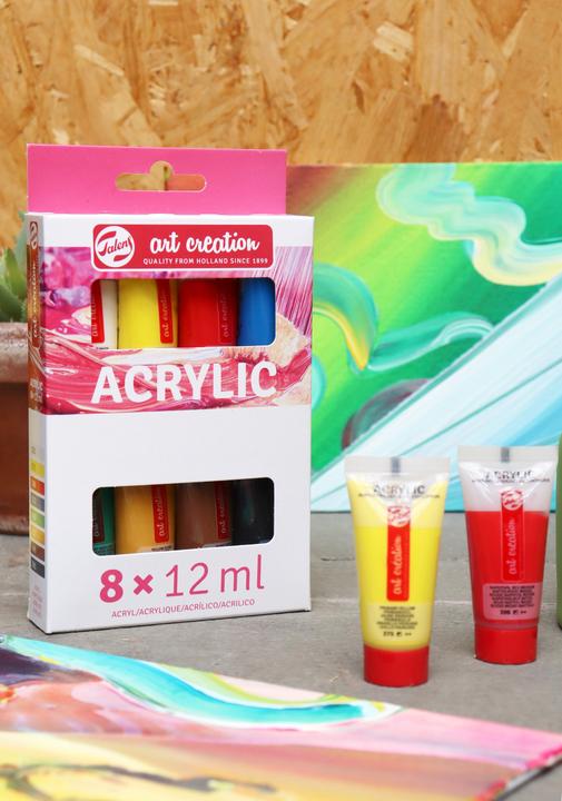 Produktbild Talens Acrylfarbe Art Creation 8er Set, Mehrfarbig (12 ml)