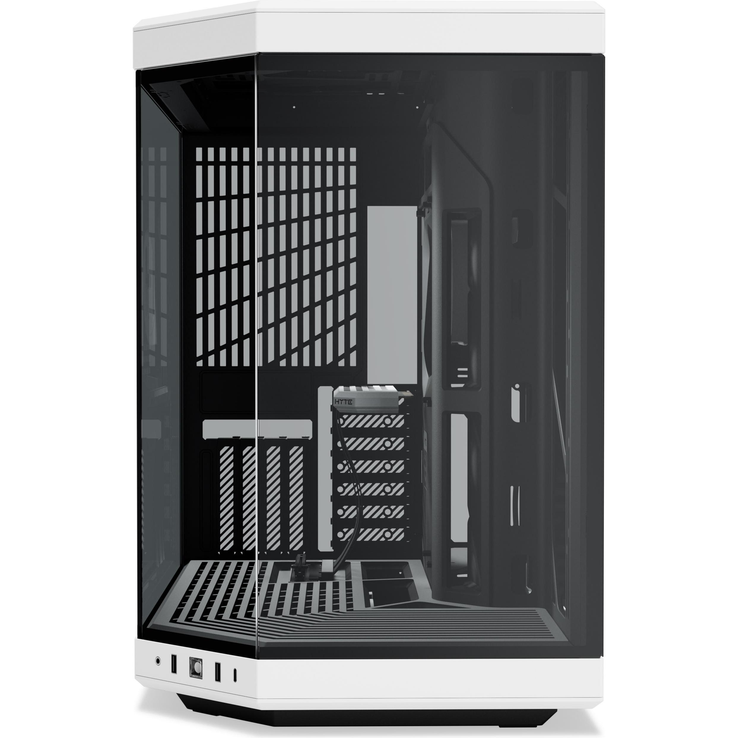 Thumbnail - Hyte Y70 (ATX, ITX, mATX, E-ATX), PC Gehäuse, Weiss, Schwarz